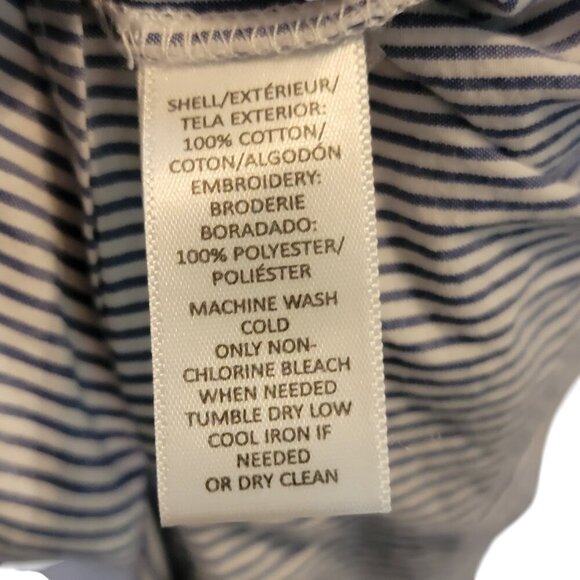 Ann Taylor Petite Off-the-Shoulder Blouse – Smocked Bodice & Embroidered Sleeve - Picture 8 of 8